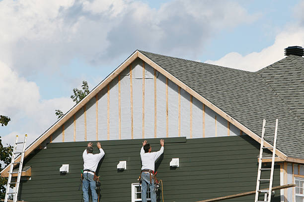Professional Wood Siding technician working in Juliustown, NJ